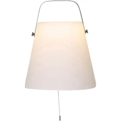 LED solar hængelampe Solia, Ø 28 cm