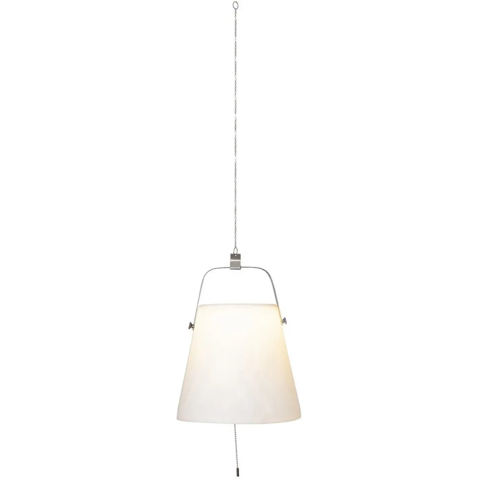 LED solar hængelampe Solia, Ø 28 cm