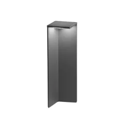 LED-solcellebelysning Fold, mørkegrå, bevægelsessensor, IP54