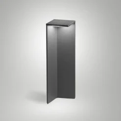 LED-solcellebelysning Fold, mørkegrå, bevægelsessensor, IP54