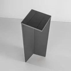 LED-solcellebelysning Fold, mørkegrå, bevægelsessensor, IP54