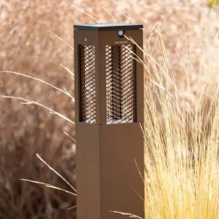 LED-solcellebelysning Tradition Sensor Corten 90 cm