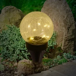 LED-solcelle-dekolampe 5248203 i glas, sæt med 3