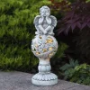 LED-solcellelampe Angel