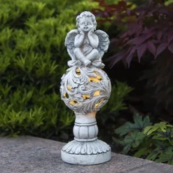 LED-solcellelampe Angel