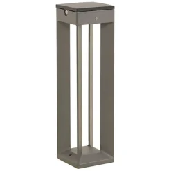 LED-solcellelampe Borne med sensor, 45 cm, grå