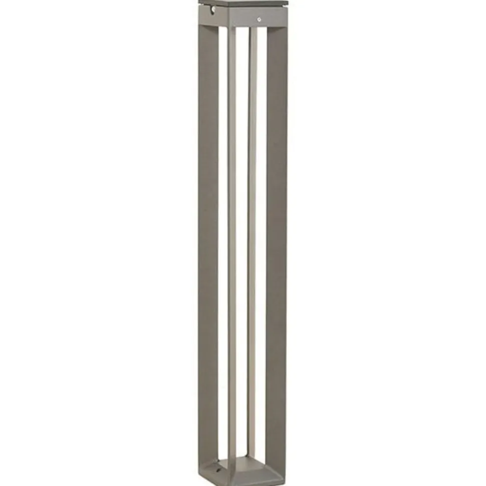 LED-solcellelampe Borne med sensor, 90 cm, grå