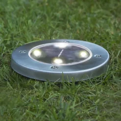 LED-solcellelampe Lawnlight, med jordspyd