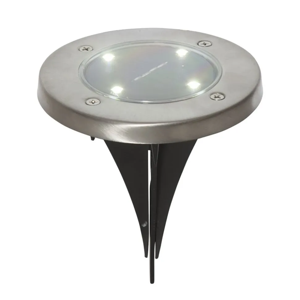 LED-solcellelampe Lawnlight, med jordspyd