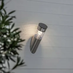 LED-solcellelampe Marbella med bevægelsessensor