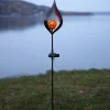 LED-solcellelampe Melilla, spids