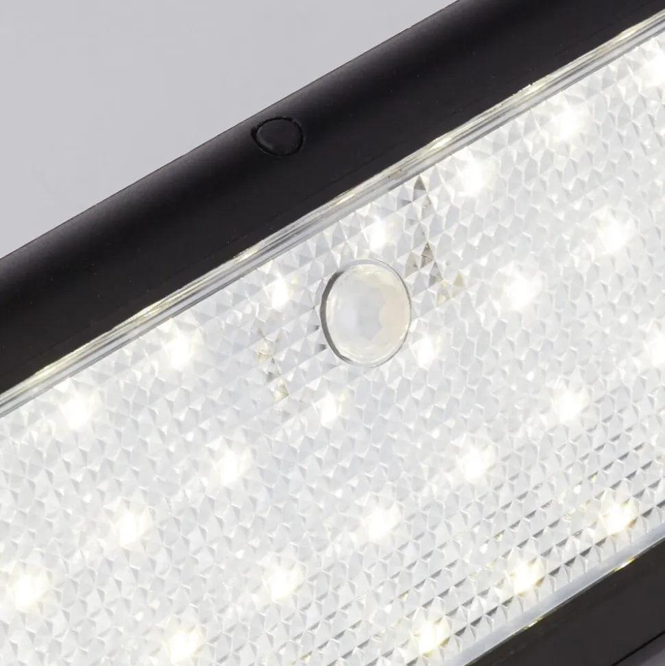 LED-solcellelampe til væg 67422BK-PIR, bevægelsessensor