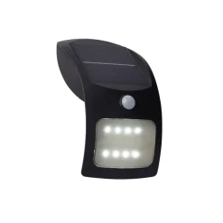LED-solcellelampe til væg 67420BK-PIR, bevægelsessensor