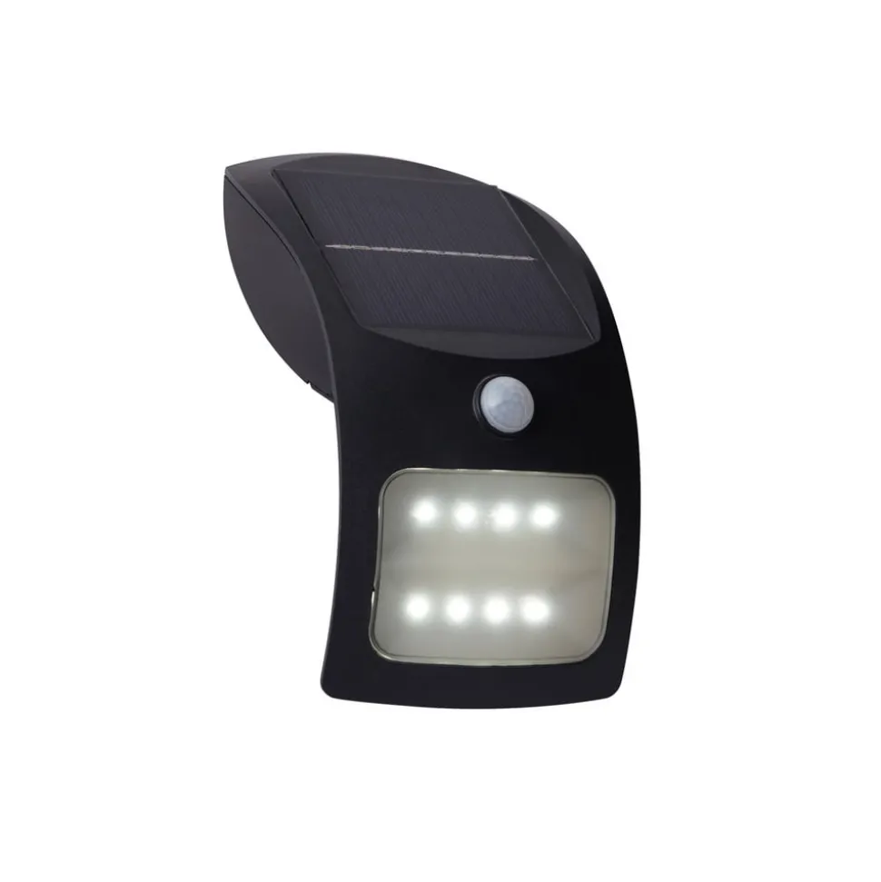 LED-solcellelampe til væg 67420BK-PIR, bevægelsessensor
