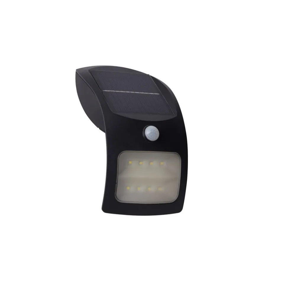 LED-solcellelampe til væg 67420BK-PIR, bevægelsessensor