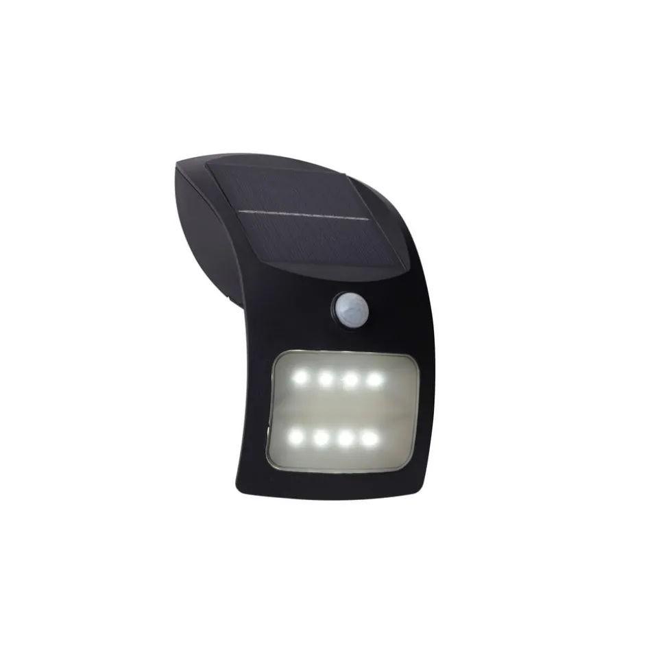 LED-solcellelampe til væg 67420BK-PIR, bevægelsessensor