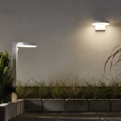 LED-solcellelampe til vægmontering Vidi med bevægelsessensor