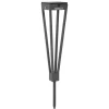 LED-solcellelampe Tinka, 52 cm høj, grå