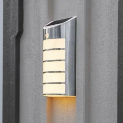 LED-solcellelampe Wally med bevægelsessensor