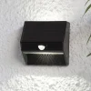 LED-solcellelampe Wally med opad- og downlight