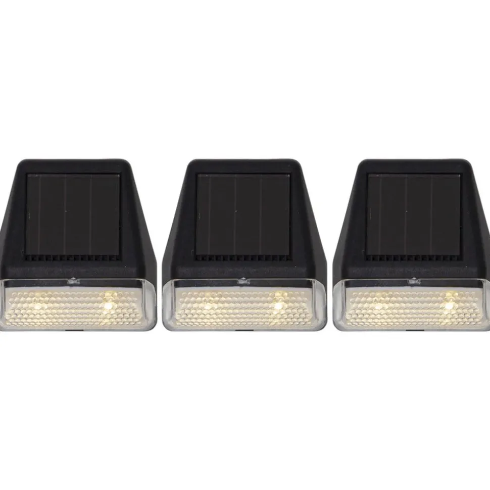 LED-solcellelampe Wally Mini i sæt med 3 stk.