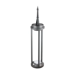 LED-solcellepullerter Pilastro, sensor, jordspyd