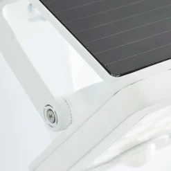 LED solcelle udendørs vægspot Luton Sensor, hvid, bredde 13 cm