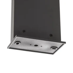 LED-solcellevejbelysning Soleil, antracit, metal, IP54, sensor