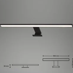 LED-spejlbelysning Dun Brilo, IP44, bredde 60 cm