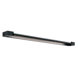 LED-spejlbelysning Marilyn i sort, bredde 90 cm