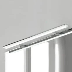 LED-spejlbelysning Pandora, krom, bredde 80,8 cm