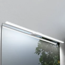 LED-spejlbelysning Triga, IP44, hvid, 80 cm, 3.000K
