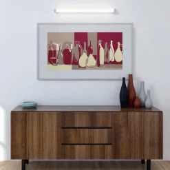 512 LED-spejllampe, 3.000 K, 35 cm, hvid