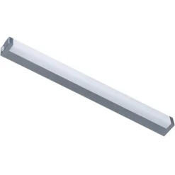 512 LED-spejllampe, 4.000 K, 88 cm, sølv