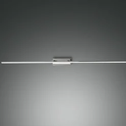 LED-spejllampe Nala, forkromet, bredde 110 cm, metal