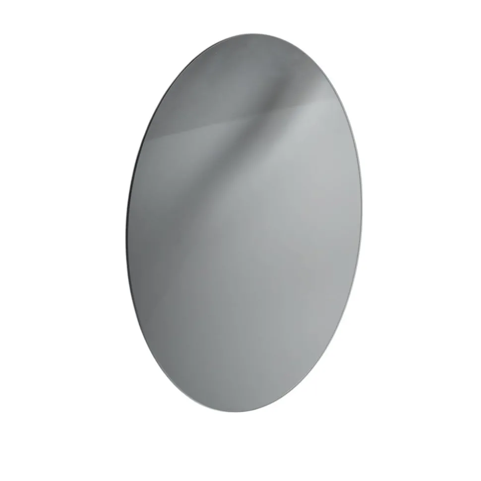 LED-spejl Ring L, Ø 39 cm, glas, varmhvid