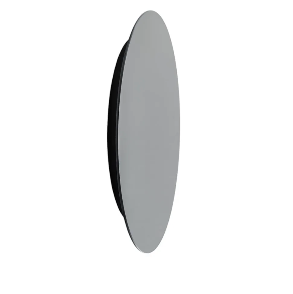 LED-spejl Ring L, Ø 39 cm, glas, varmhvid
