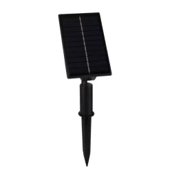 LED-spot med jordspyd NOMI, sort, 6 stk. sæt, IP44