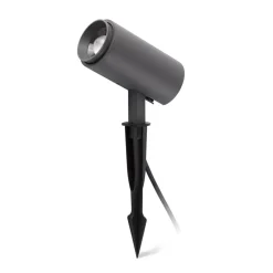 LED-spot med jordspyd Plom, mørkegrå