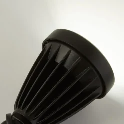 LED spot med jordspyd Spikey, sort, metal, 25 cm, IP54