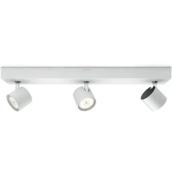 LED-spotten Star med tre lyskilder, WarmGlow, hvid