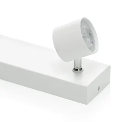 LED-spotten Star med tre lyskilder, WarmGlow, hvid