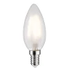 LED stearinlyspære E14 4,5W 2.700K mat