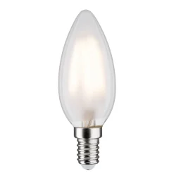 LED stearinlyspære E14 4,5W 2.700K mat