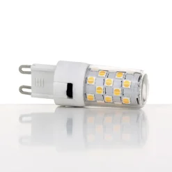 LED-stiftsokkelpære G9, 4 W, CCT, 370 lm, dæmpbar, transparent
