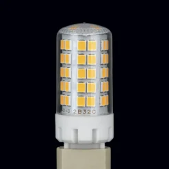 LED-stiftsokkelpære, klar, G9, 5 W, 2.700 K, 500 lm, dæmpbar