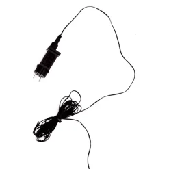 LED-stjerne, ude, med jordspyd, Ø 55 cm, gul