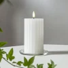 LED-strip hvid 15 cm ægte voks batteridrevet
