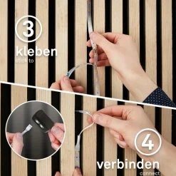 LED-strip Pimp your panel, forlængersæt, RGBW, længde 2,6 m