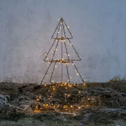 LED udendørs dekoration Light Tree Foldy, højde 135 cm